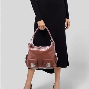 Marc Jacobs Tan Blake Leather Hobo Bag